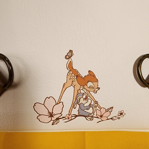 Loungefly Disney Bambi Thumper Cherry Blossom Floral Flap Sack Mini Backpack main image 10